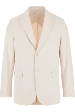 Guess GUESS Pitt Patch Pkts Neutral Blazer Milk