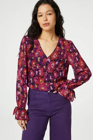 Fabienne Chapot Pauletta Top Sunset Orange/black