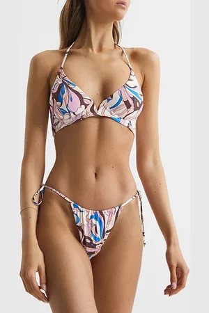Reiss Audrinna-swirl Bikini Multicolor
