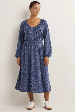 Boden Scoop Neck Jersey Midi Dress Lbl