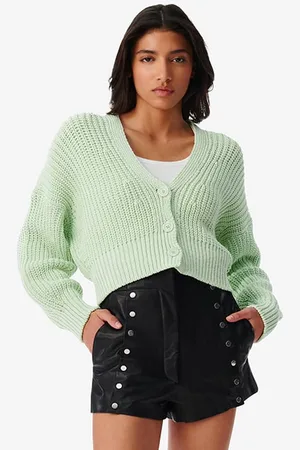 IRO Uberta Cardigan In Light Green