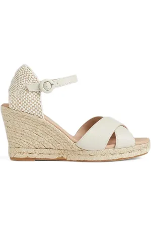 LK Bennett Angele - Espadrille Wedge Ivory