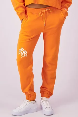 Black Bananas Dripping Sweatpants Orange