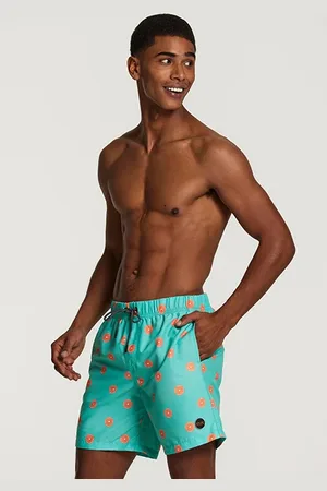 Shiwi Men Swimshort Citrus Parrot Blue