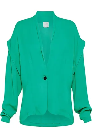 FORTE FORTE Forte Forte Eco Friendly Viscose Georgette Deconstructed Jacket Mojito