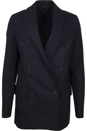AllSaints Astrid Stripe Blazer Black