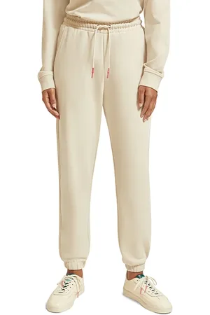 Scotch&Soda Unisex Organic Cotton Sweatpants Stone