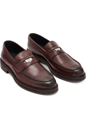 John Varvatos Harrison Guitar Pick Loafer Oxblood
