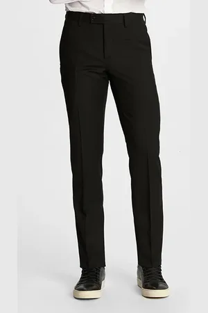 John Varvatos Slim Fit Straight Leg Pant W Half Lined Black