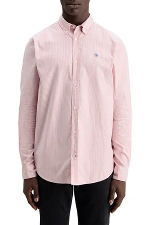 Scotch&Soda Essential Oxford Stripe Shirt Lobster / White Stripe