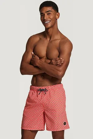 Shiwi Men Swim Short Hammam Micro Peach Tropic Red