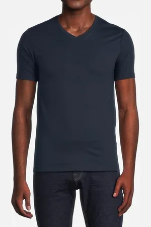 Reiss V Basic T-shirt Navy