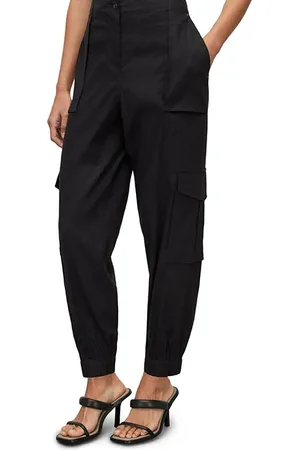 AllSaints Frieda Linen Trouser Black