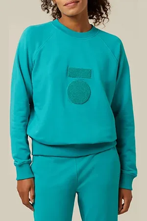 10 days Sweater Terry Blue Grass