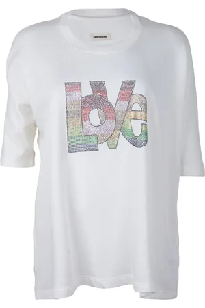 Zadig & Voltaire Zadig & Voltaire Portland Love Strass Sweat Mc Toile