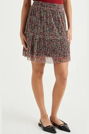 WE Fashion Skirt Mini Length Dark Green