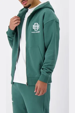 Black Bananas City Zipper Hoodie Green