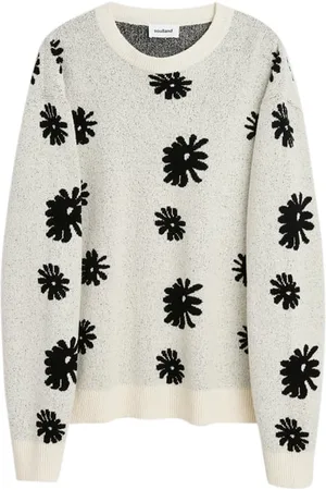 Soulland Sunny Crewneck Sweater Off White Multi