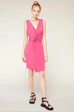 Motivi Lurex Jumpsuit With Torchon Fucsia