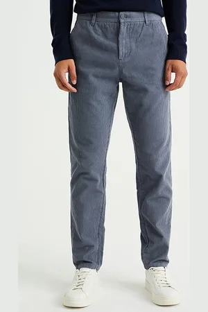 WE Fashion Chino Greyish Blue