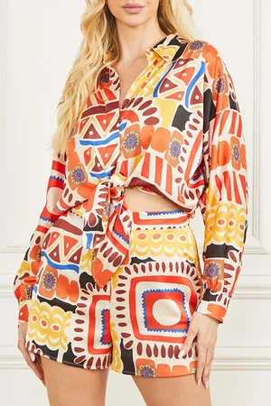 Guess GUESS Carnivale Top Blouse Print