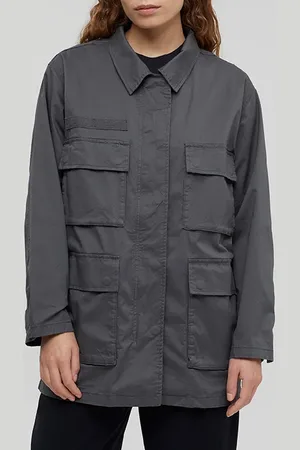 Closed Women Field Jacket Dark Nickel