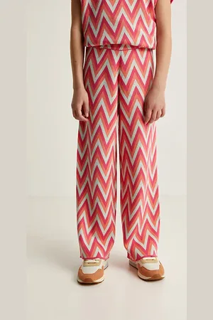SCALPERS Zigzag Pants Girls Pink