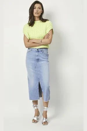 Dante 6 Cobra Cable Knit Top Bitter Lime