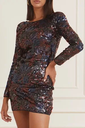 Guess GUESS Jasmine Short Dress Delight Sequins