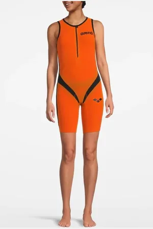 Arena W Zipped Trisuit Tri Poly C Orange,black,orange