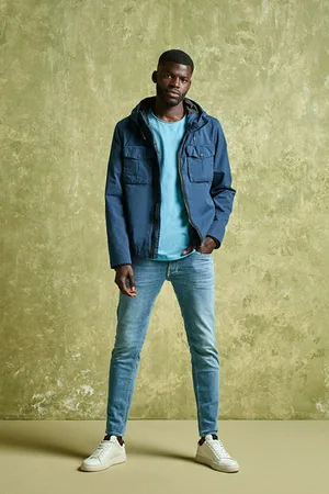 No Excess Jacket Short Fit Hooded Night