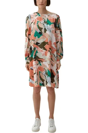 QS by s.Oliver Dresses Orange