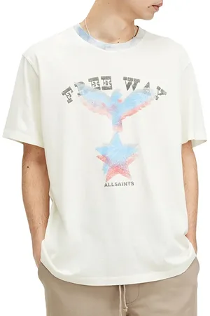 AllSaints Indy Ss Crew Cala White
