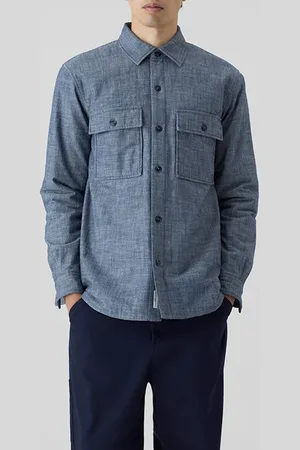 Closed Padded Shirt Shirts & Blouses Dark Night