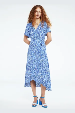 Fabienne Chapot Archana Butterfly Dress Pool Blue/caribbean