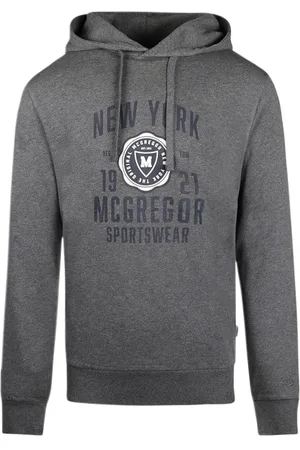 McGregor Graphic Hoody Dark Grey Melange