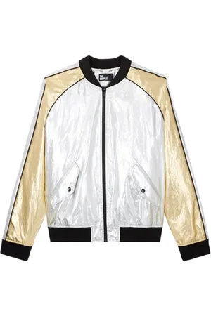 The Kooples Blouson Bi Color Silver & Gold Silver / Gold