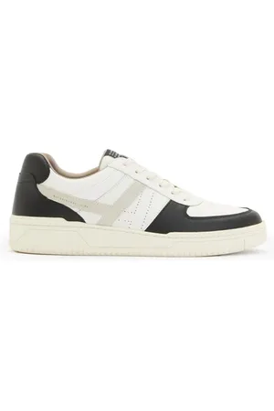 AllSaints Vix Suede Low Top White/black
