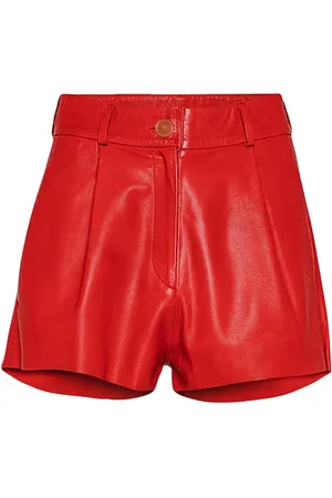 FORTE FORTE Forte Forte Nappa Leather Shorts Lips
