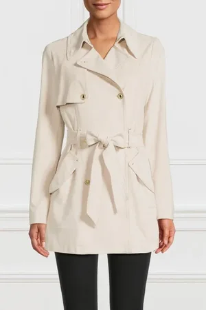 Guess GUESS Kasia Trench Ivory Bone