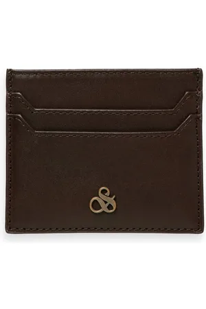 Scotch&Soda Leather Cardholder Chocolate