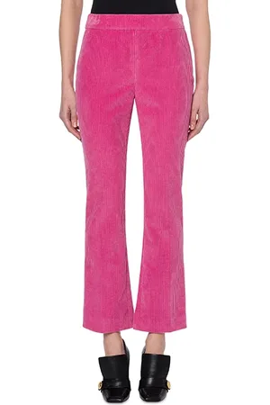 Moschino Corduroy Flare Trousers Pink