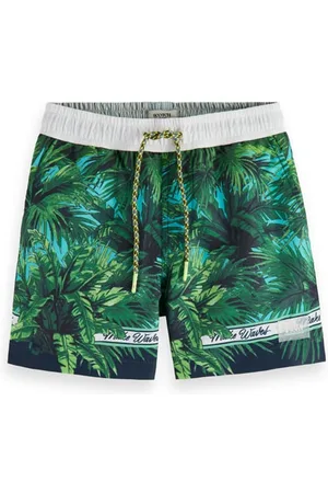 Scotch&Soda Mid-length - All-over Printed Swimshorts Palm Print