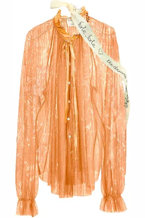 FORTE FORTE Forte Forte Tulle Shirt With Silk Details Nude
