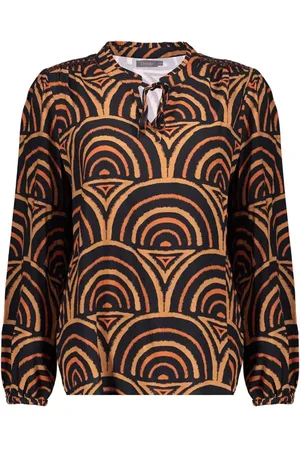 Geisha Top Black/orange Combi