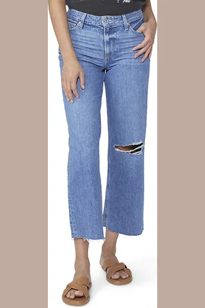 Paige Nellie Raw Hem Dandelion Destructed