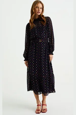 WE Fashion Dress Mid Length Black