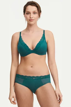 Passionata Co Bra Tshirt Plunge Oriental Green