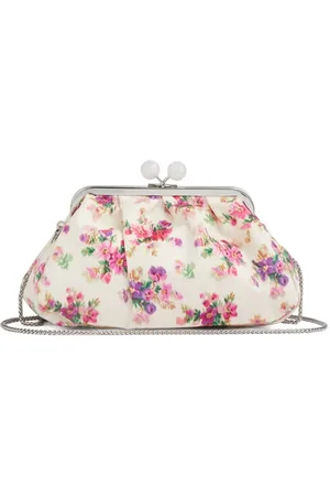 LK Bennett Lainey Snaplock Clutch Bag Multicolor