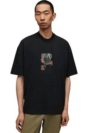 AllSaints Amulet Ss Crew Jet Black